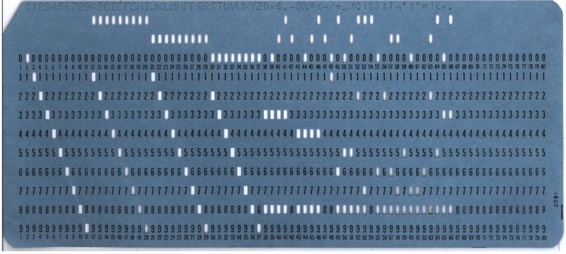 |LINK| Norbert Lou Punch Card Capital punchcard